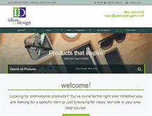 Tablet Screenshot of ideasbydesigninc.com